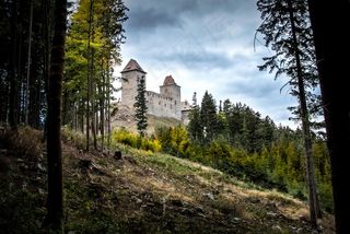 城堡，老，废墟，意见，历史，历史