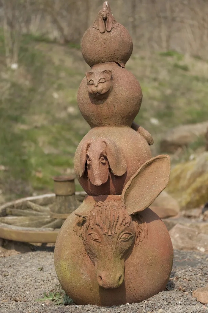 雕塑，物件，艺术，乡村音乐家，幻想