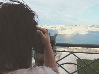 头发,秀发,美女,人物特写,海洋,假期观景台之旅