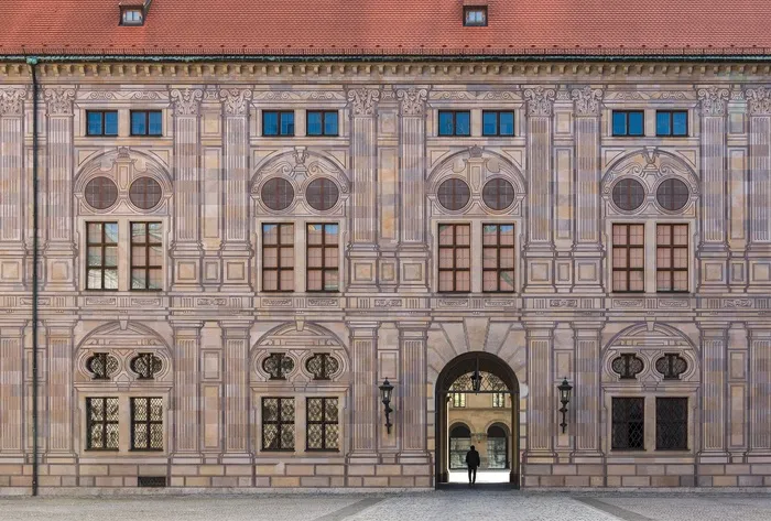 Trompe L 'Oeil，Kaiserhof，慕尼黑，巴伐利亚，德国