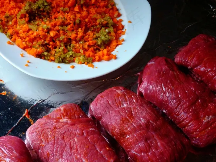 耳朵，不来梅，吃，肉，肉卷，厨师，丰盛