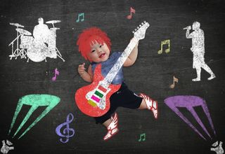 绘制曲线，音乐家，吉他