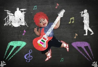 绘制曲线，音乐家，吉他