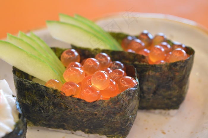 寿司，日式料理，食品，蛋鱼，日本料理，美食