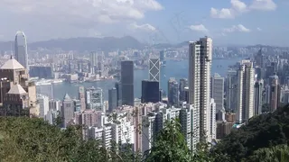 香港，摩天大楼，城市，天际线，体系结构