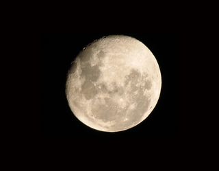 满月，月亮，夜晚，夜晚，黑暗，天空，月光