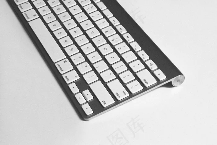 键盘，计算机，技术，黑色和白色