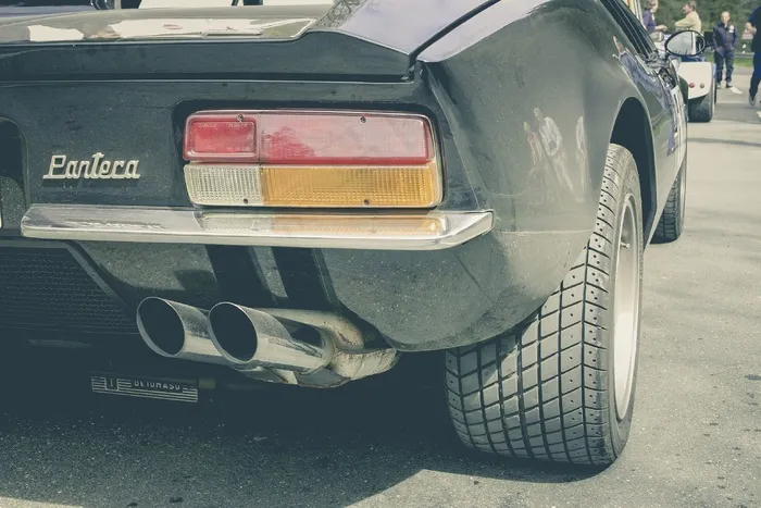 Pantera，Oldtimer，铬，后方，经典，车辆，自动