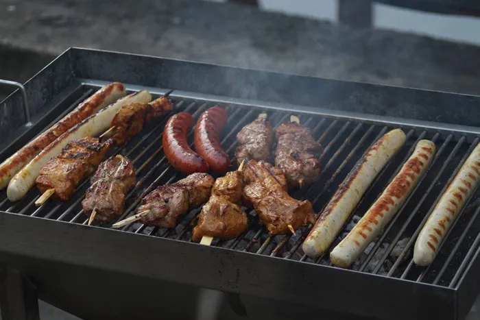 烧烤，肉，烤架，烤，牛排，烧烤