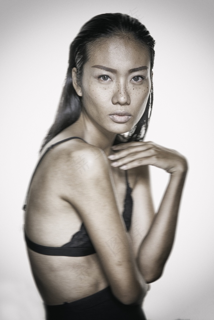 模型，工作室，时尚，肖像，风格，头发，年轻