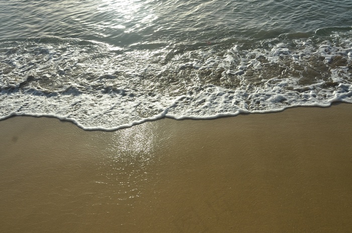 海，风景，剪影