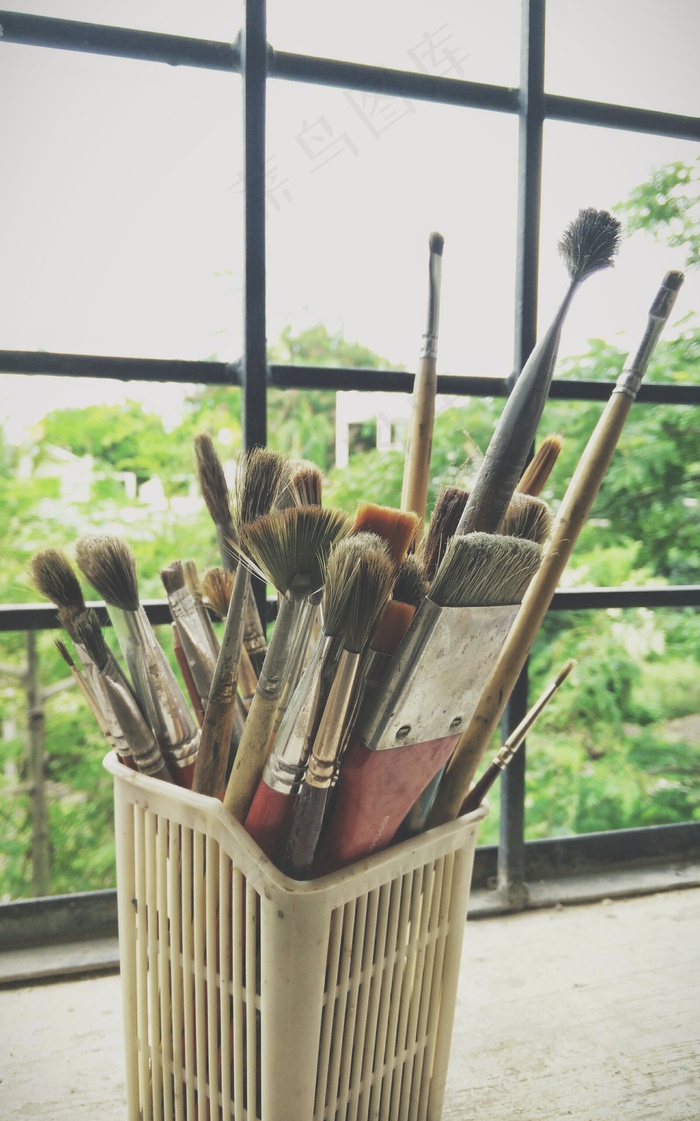 生活，美女，场景，艺术家，画家，艺术，画笔