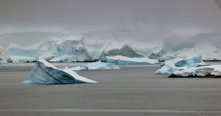 冰山，南极洲，大海，海洋，水，冬季，雪