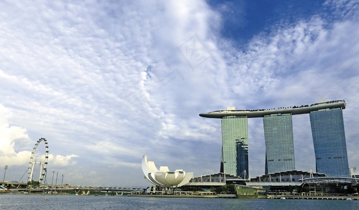新加坡，滨海湾金沙，新加坡标志性建筑
