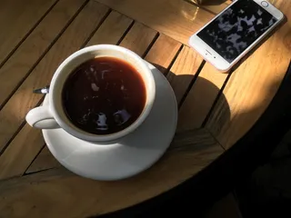 咖啡，iphone