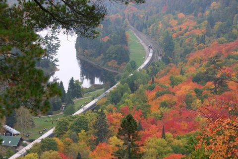 阿川，峡谷，自然，山，红树