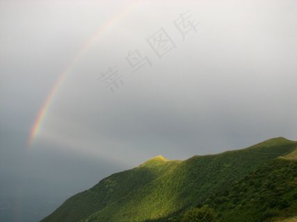 彩虹，阳光，光，多云，天空，天气