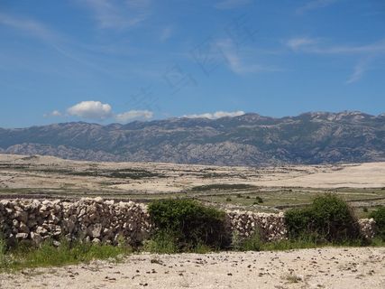 克罗地亚，卡格，Steinig，洛基，孤独，地中海