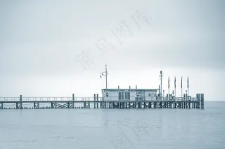 博登湖，投资者，网络，湖泊，水，木板路