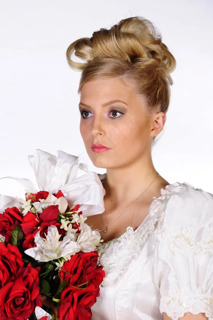 妇女，肖像，头发，模特