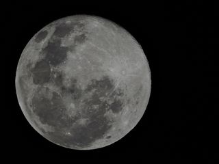 月亮，满月，夜晚