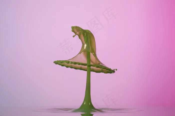 滴水，喷雾，水，液体，一滴水，粉红色