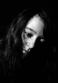 女孩，眼，黑暗，佩特拉，Černobílí，吻的秘密