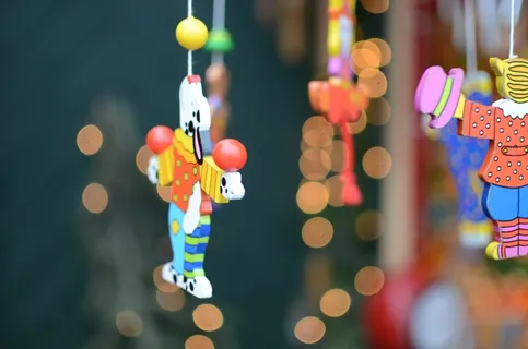 媚俗，圣诞节市场，装饰，俗气，销售摊位