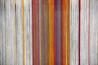 织机，线程，线程，手工劳动，颜色，多彩