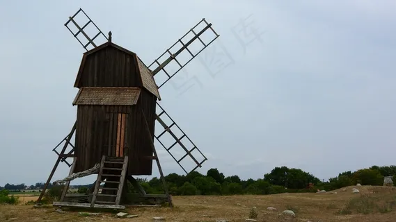 磨房,景观,厄兰岛,瑞典,在磨房,风车 磨房,景观,厄兰岛,瑞典,在磨房,风车