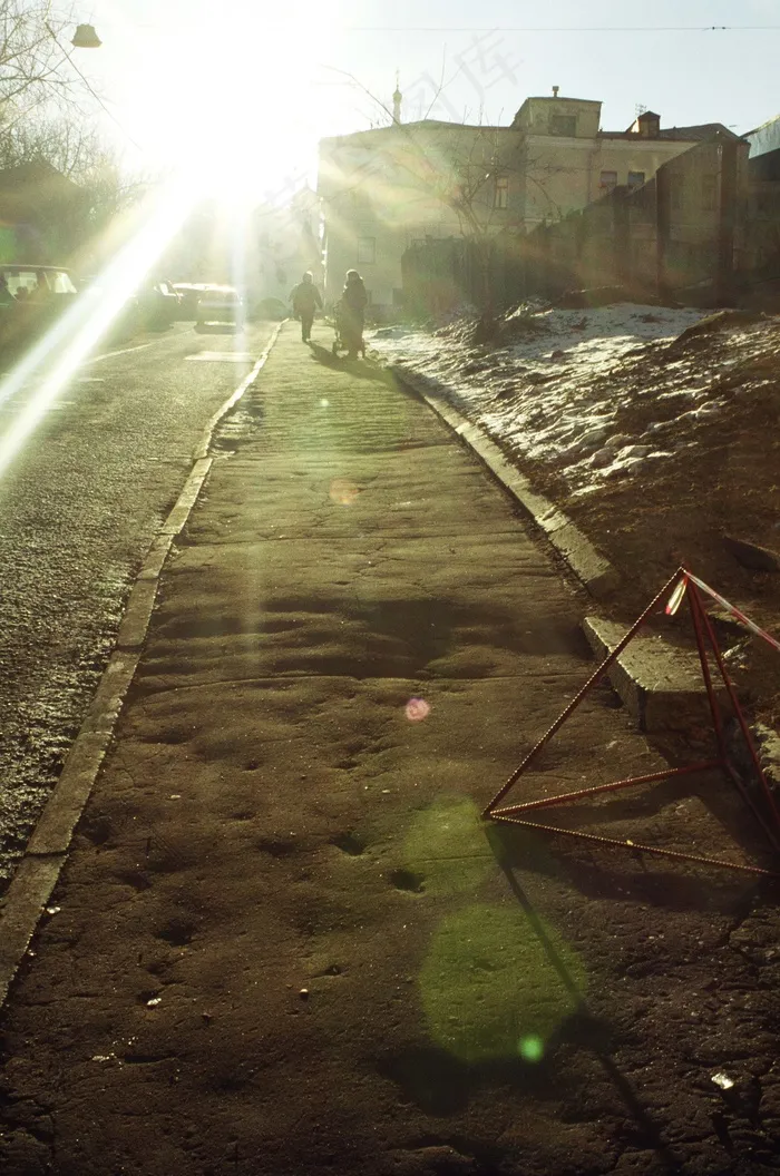 铁路轨道,公路,天空,屏幕截图,生态林,太阳在街上