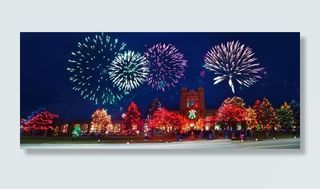 圣诞节，圣诞，灯，圣诞灯，装饰