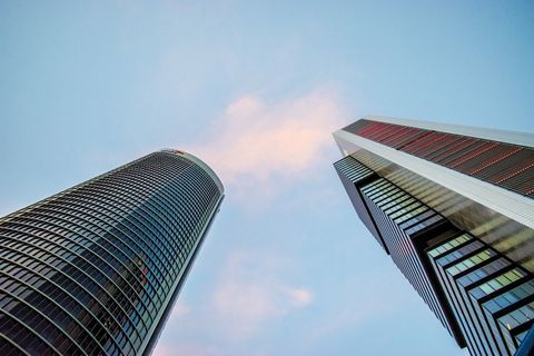 托雷斯，建筑物，城市，天空，体系结构，反射