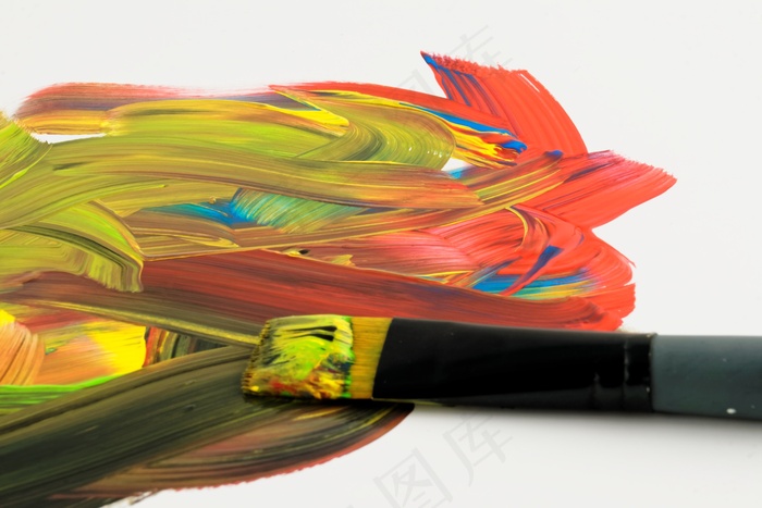 颜色，雀斑，刺绣，涂抹，滴灌，丙烯酸涂料