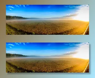 贝尔海姆，日出，全景，雾，黎明，景观