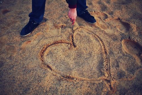 心，手，生活方式，符号，水平，男孩，男性