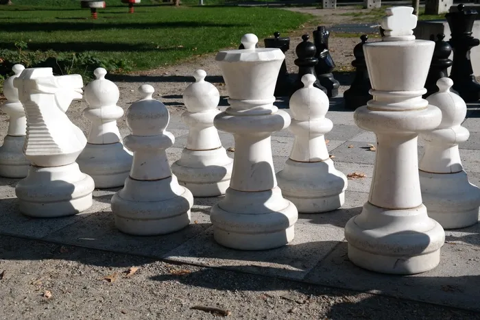国王，女士，白，比赛场地，国际象棋，棋盘