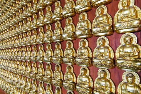 Lampระ，灯，节，中国，旅游