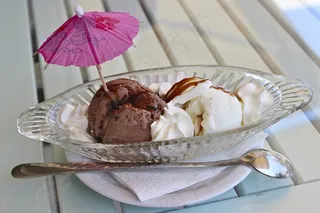 冰淇淋，冷，香草，喜悦，夏天