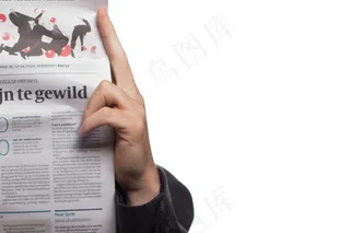 报纸，新闻，阅读，文本，日记，木,、成人