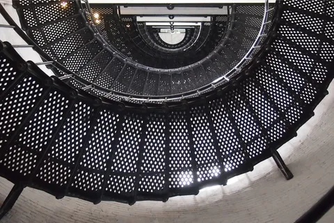 螺旋楼梯，楼梯，灯塔，建筑