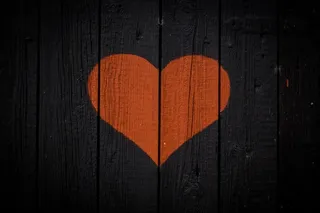 心，木，红色，黑色，情人节，外屋，木