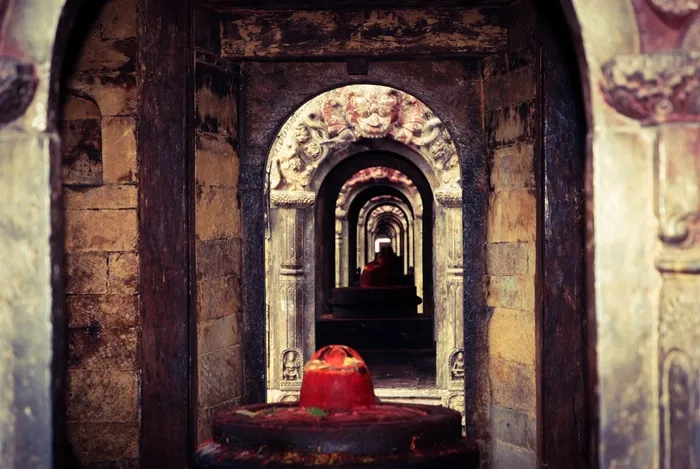 尼泊尔，寺，透视
