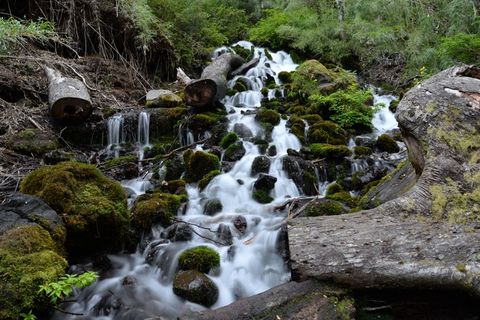 瀑布，水，自然，景观，河流，岩石