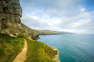 海洋，多塞特郡，珊瑚礁，值得一游