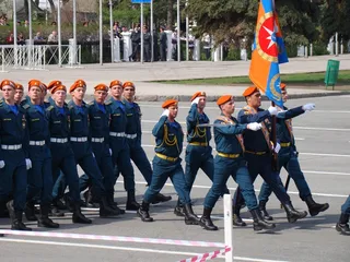 游行，胜利纪念日，萨马拉，俄罗斯，地区