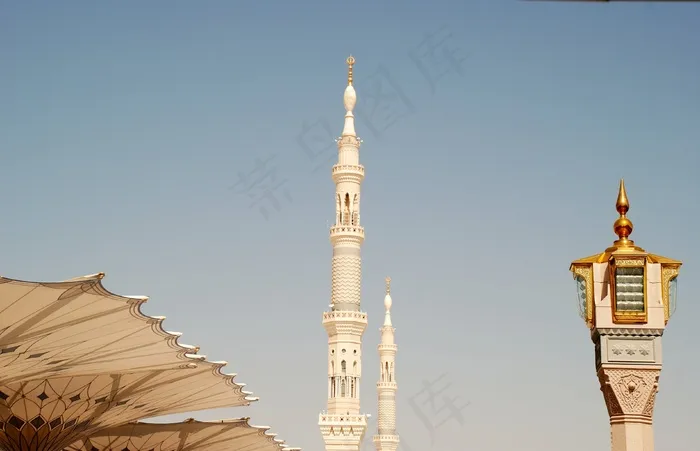 麦加，米纳，建筑物，麦加雕像