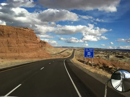 西,道路,盐洗,蓝色,云团,公路,犹他州 西,道路,盐洗,蓝色,云团,公路,犹他州