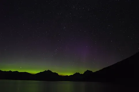 北极光,夜,北极光,风景秀丽,水 北极光,夜,北极光,风景秀丽,水