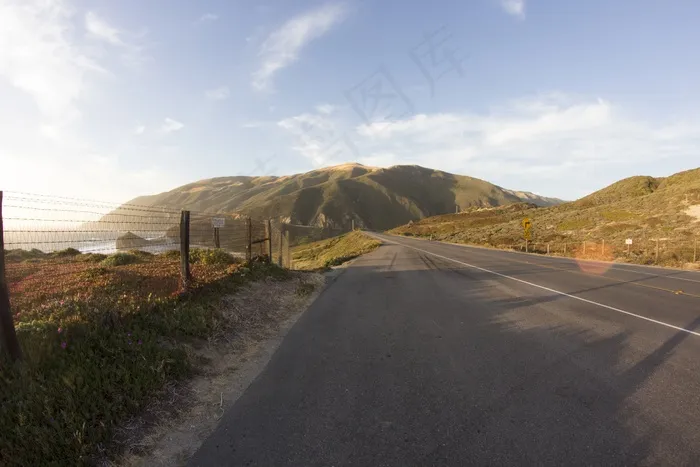 公路，海岸，海岸线，太平洋，太平洋海岸，公路